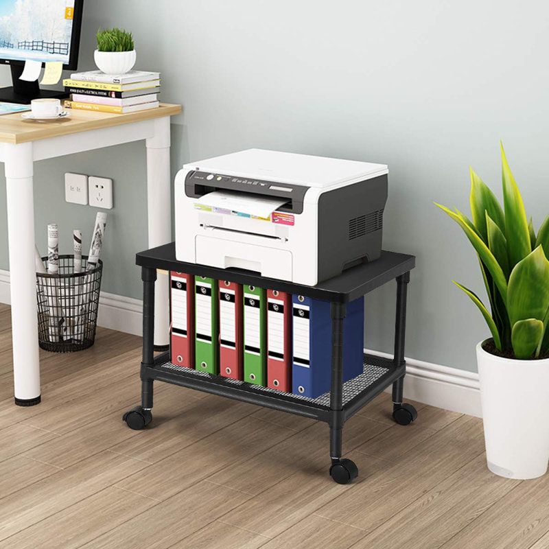 Kynslee 40cm H x 48cm W Utility Cart with Wheels