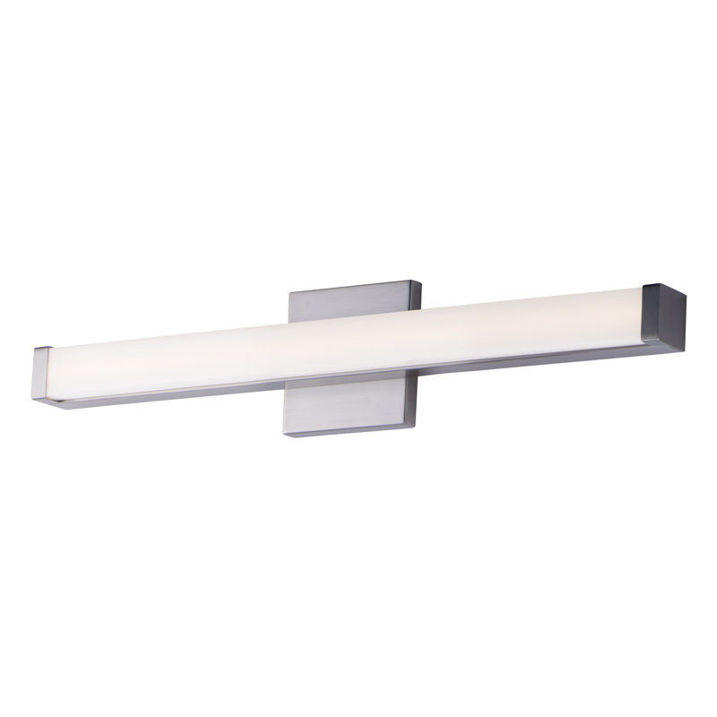 Sydni 1-Light Dimmable LED Bath Bar, Satin Nickel
