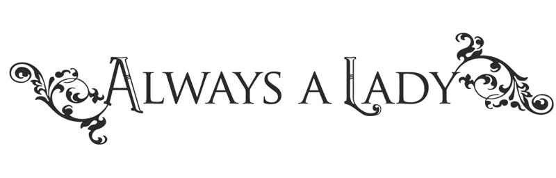 Décalcomanie murale "always a lady", H 10 po x l 50 po x P 0,01 po, Noir