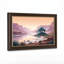 «Red Rock Canyon River» avec art mural sur toile de palmiers verts-133551492