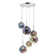 Cheleb 6 - Light Polished Chrome Cluster Pendant