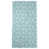 Bleu sarcelle / blanc