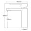 Home Range Black Basin Mixer Tap Single Lever Handle