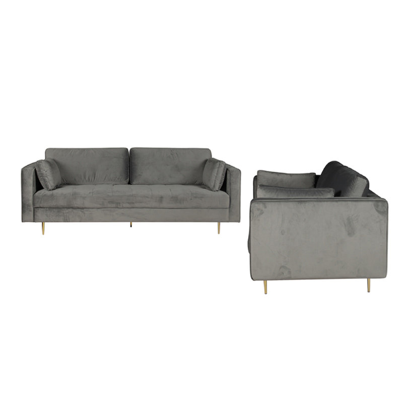Athalia 2 - Piece Living Room Set, Grey