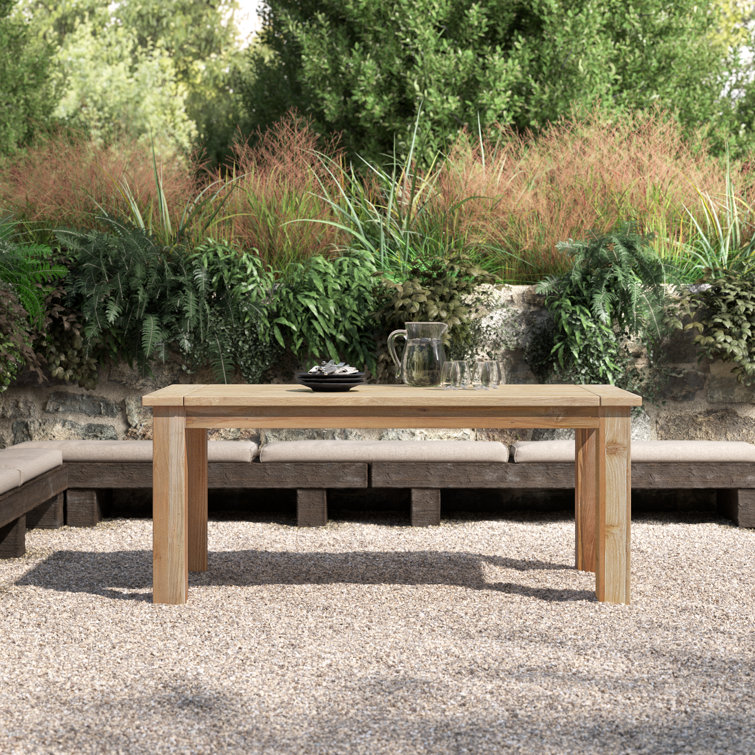 Morones Rectangular Teak Outdoor Dining Table