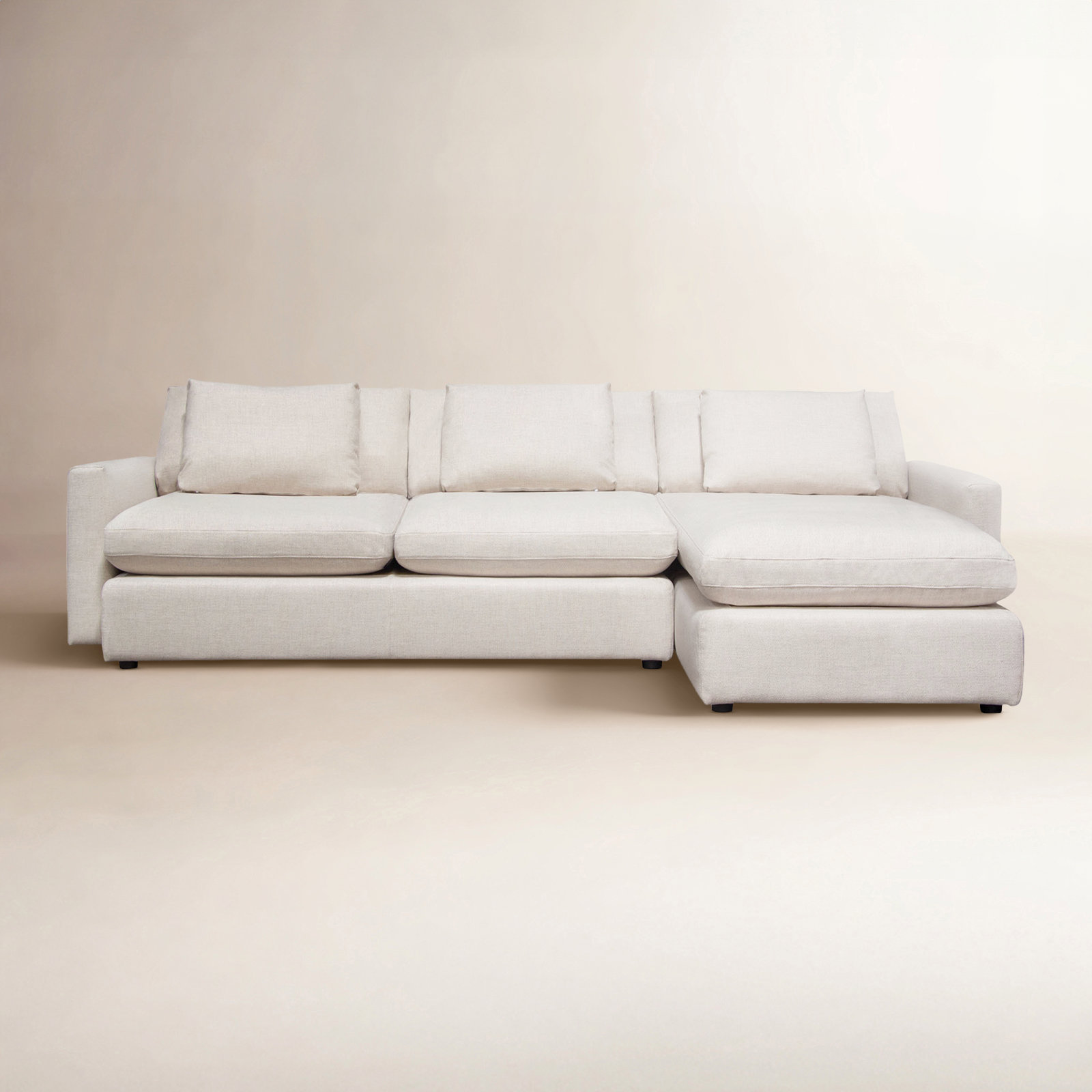 Desma Upholstered Reversible Down Filled L-Sectional