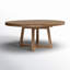 Eberwin Round Pine Wood Dining Table