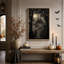 Impression sur toile, "Gothic Castle on Hill with Full Moon And Misty Halloween"-458002585