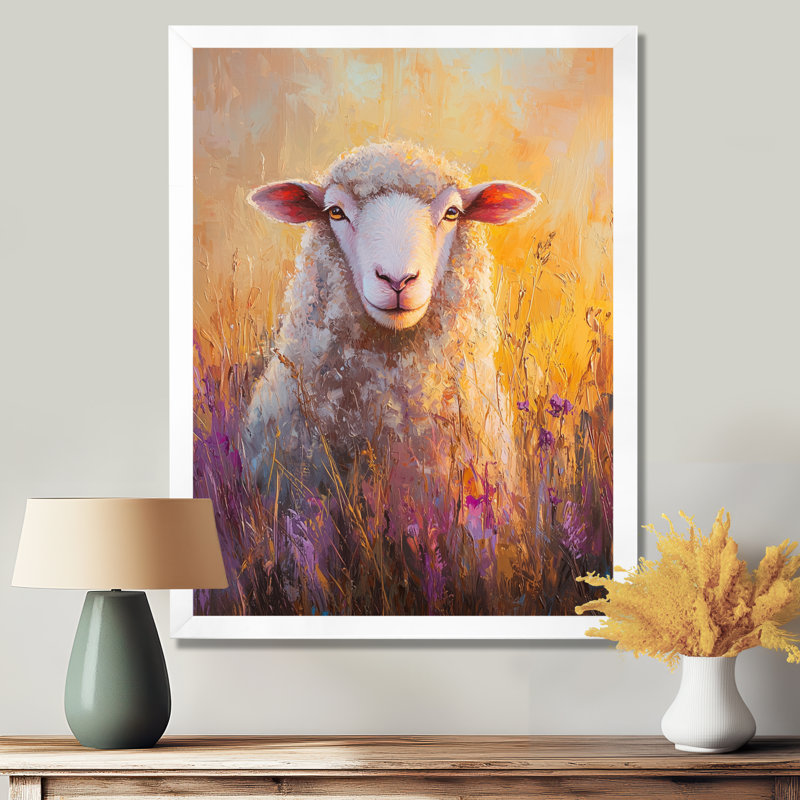 Donnisha - Animals Canvas Wall Art, 20" H x 12" W, Framed Print without Mat, White
