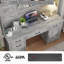 Bureau de direction 67 po avec huche et 5 tiroirs-1860409279