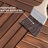 Wood Deck Titles 12'' L x 12'' W Solid Wood Interlocking Deck Tile in Brown