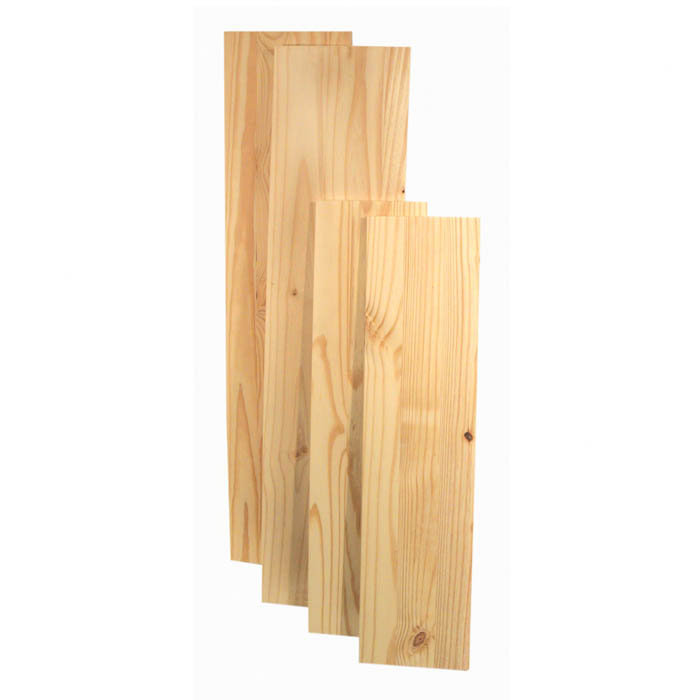 Shelving Unit Part, Laminated Shelf Board Pre-Sanded Pine, 105cm x 40cm