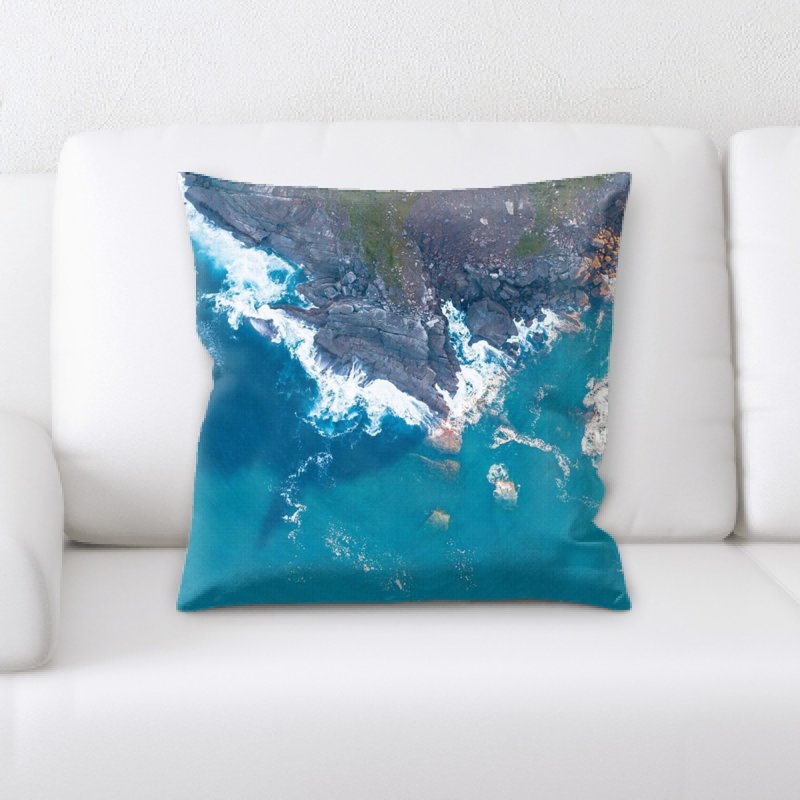Microsuede Reversible Throw Pillow