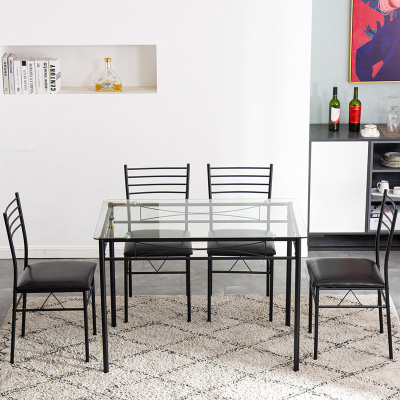 Bellville 4 - Person Four Leg Dining Set