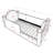 Fairwyn Twin Solid Wood Castle Kids Bed with Boucle Upholstery, Curtain and Guardrails-135444847