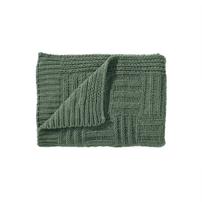 Tommy Bahama Chain Basket Solid Knit Throw Blanket