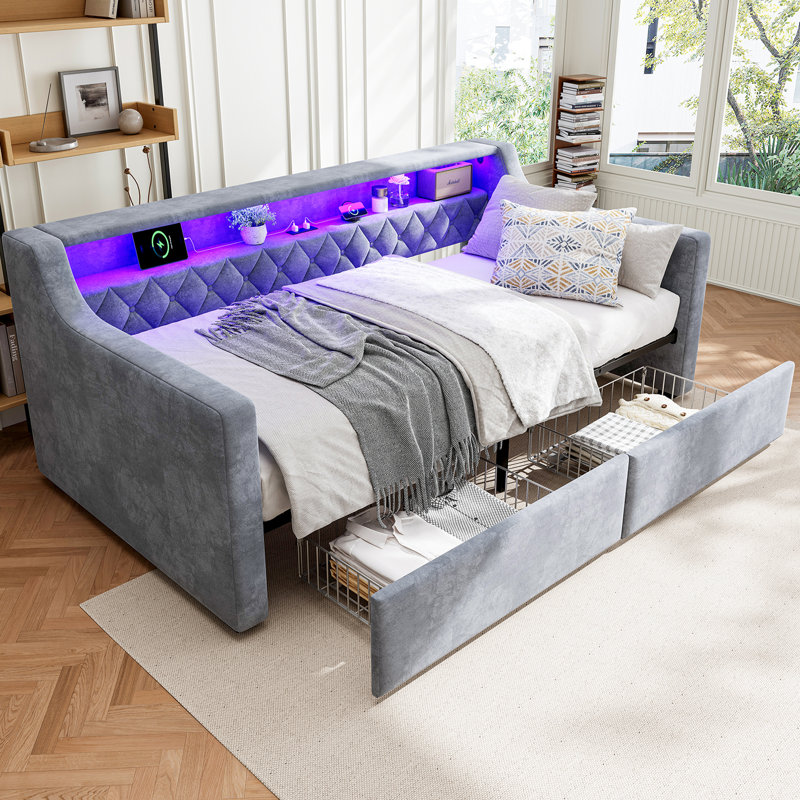 Velvet Sofa Bed