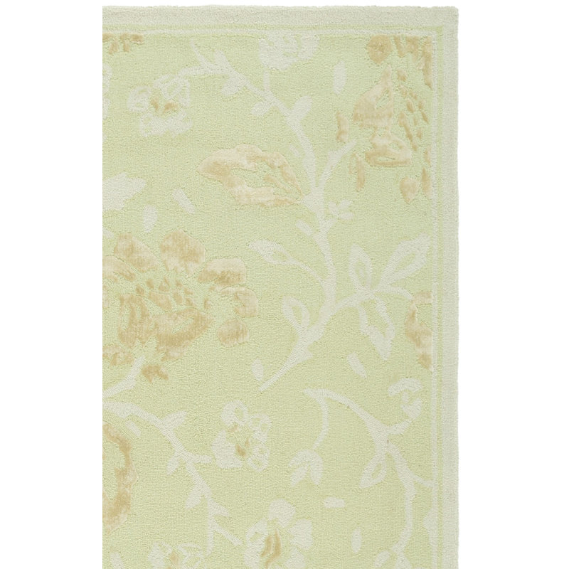 Asdur Hand Tufted Wool Floral Rug, Runner 2'3" x 8'