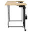 Table de couture pliable 47,75 "x 23,5" avec plateforme pour machine à coudre et roues-87828945-87828946