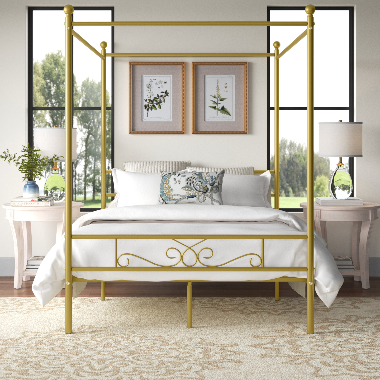 Lark Manor™ Alex-Jay Full/Double Four Poster Bed Reviews