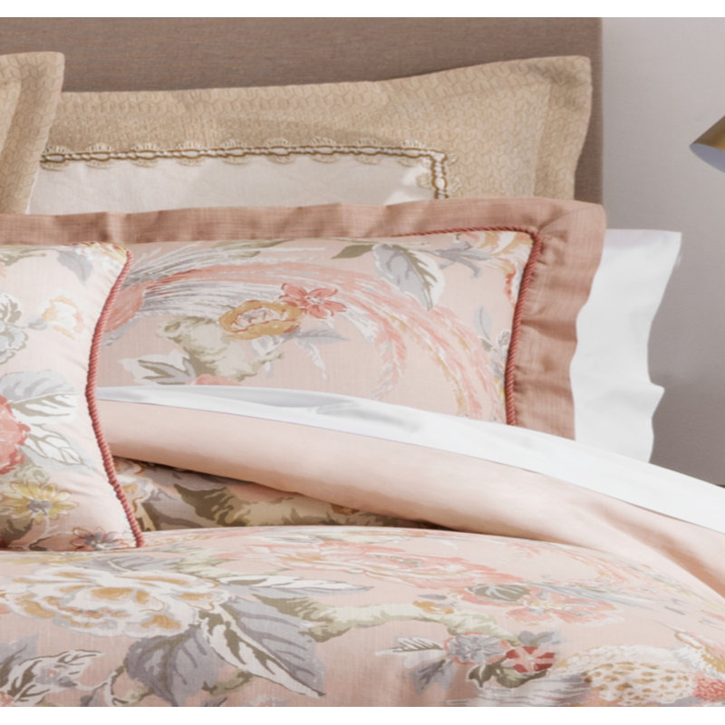 Audrey Floral Comforter Set, Queen Comforter + 2 Standard Shams