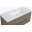 Meuble-lavabo mural de 48 po avec lavabo, meuble-lavabo mural moderne avec lavabo en résine et tiroirs à fermeture en douceur, 24V11-48AG-482341473