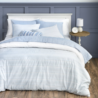 Homestead Cotton Reversible Duvet Cover Set
