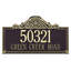 Villa Nova 2-Line Wall Address Plaque-1802426748-1802426744
