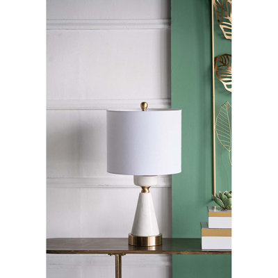 Lampe de table blanche 23 po