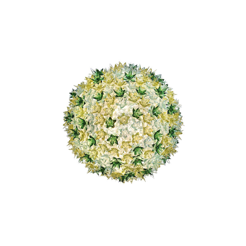 Plafonnier semi-encastré Bloom, Menthe transparente