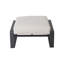 2 repose-pieds en brun - structure en aluminium Repose-pieds polyvalents: des coussins pour tout espace