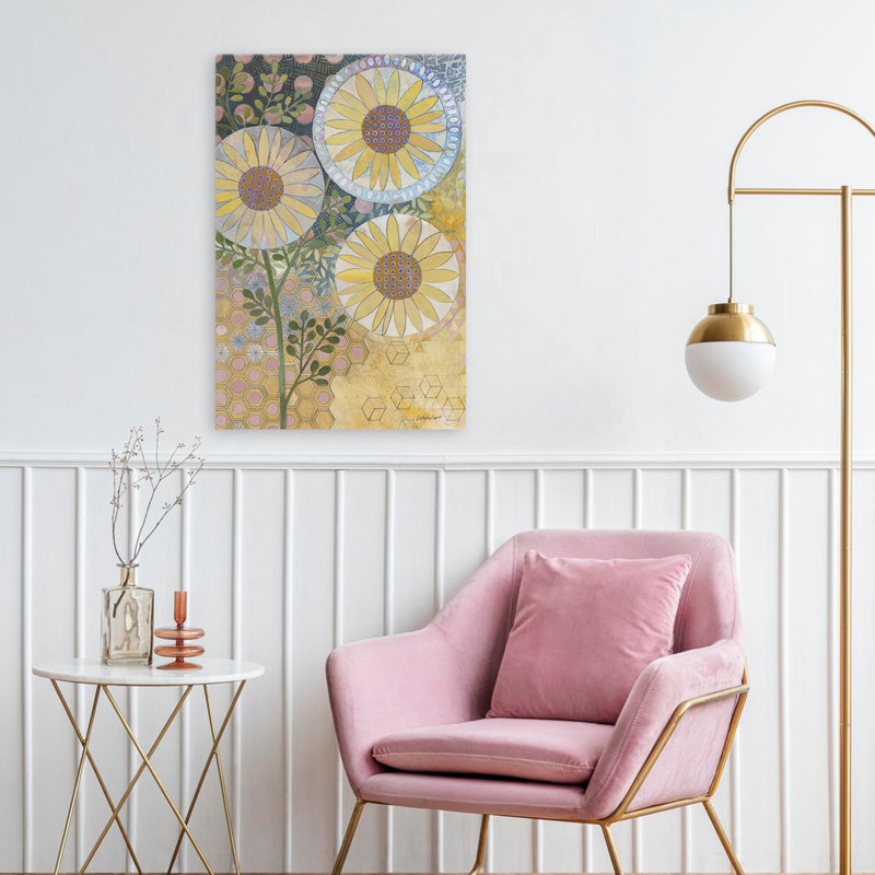 Roue de Mid-Century moderne et bohémienne, H 24 po x l 16 po