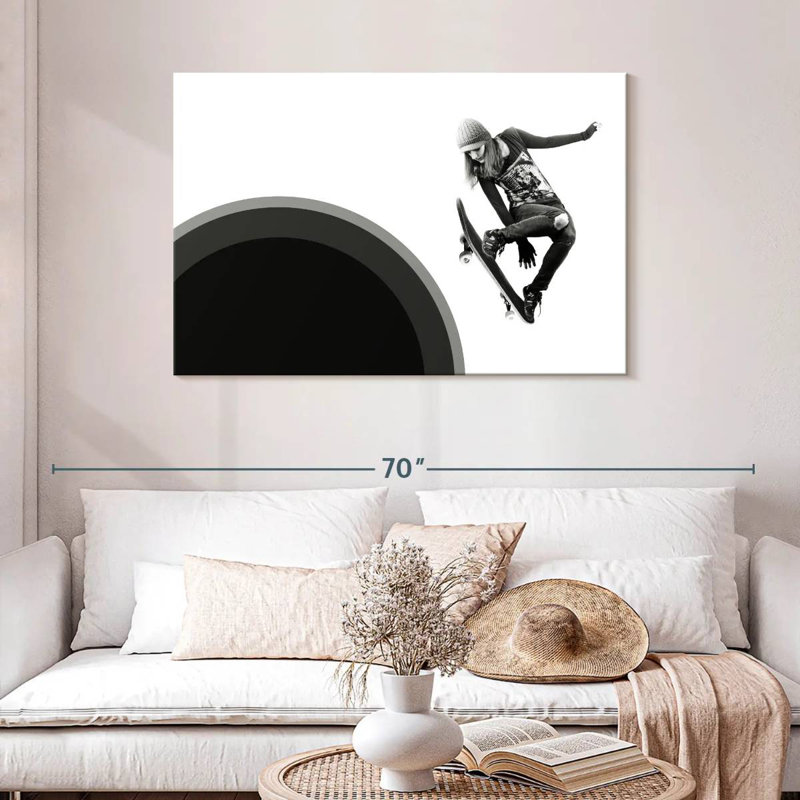 Senne Skate All Day, 30" H x 45" W