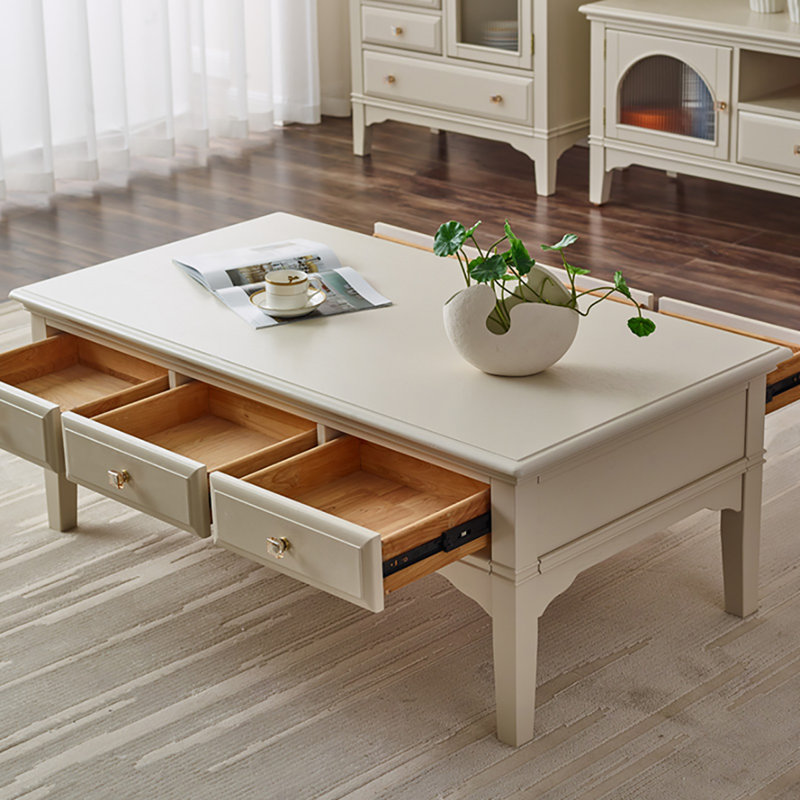 Table basse American Light Luxury, H 19,7 po x L 47,2 po x l 27,6 po