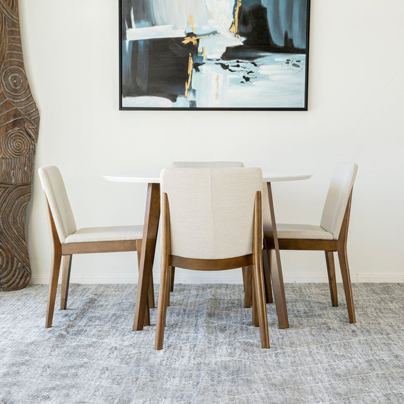 Ensemble repas pour 4 personnes Ailston, Beige