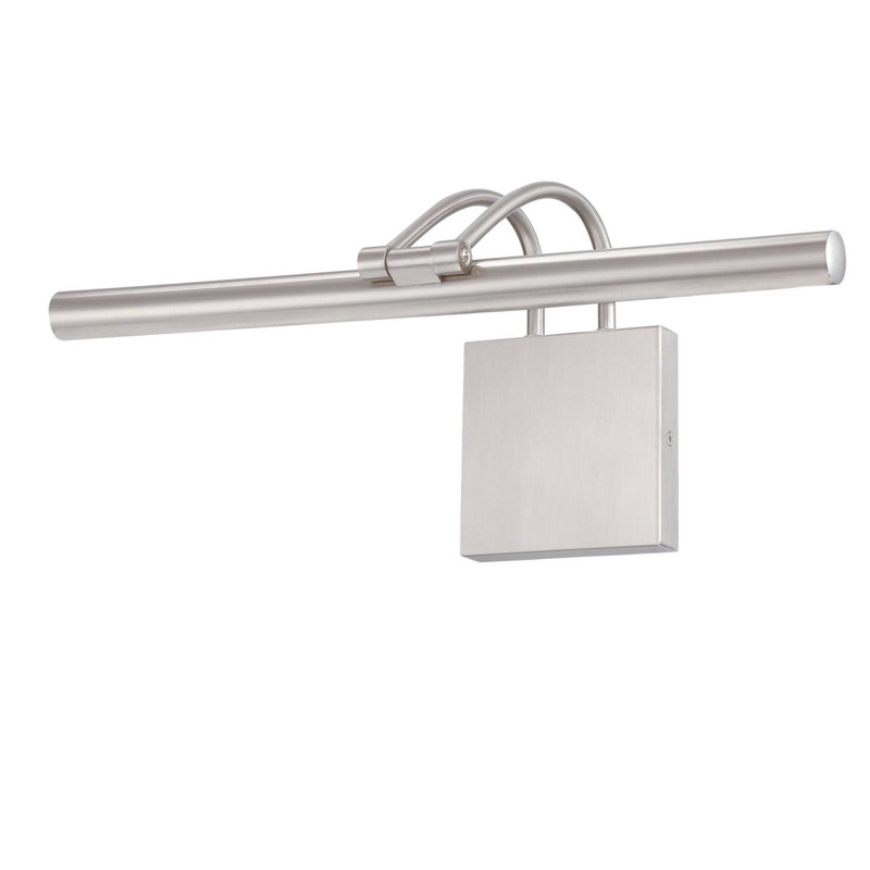 Lampe pour tableau 1 lumière à intensité variable, Nickel brossé