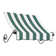 Awntech Charleston Acrylic Fabric Awning with Iron Scroll Arms