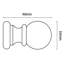 Keswick Wooden Complete Curtain Pole and Hardware Set-120926503-120926497