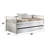 Solid Pine Twin Daybed In White, , 660Lbs Weight Capacity Made From Pine,