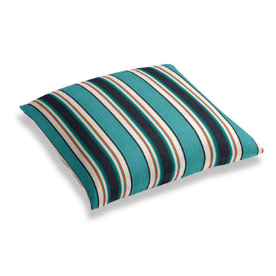 Striped Sunbrella® Outdoor Reversible Throw Pillow