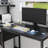 Computer Desk with Power Outlet & Storage Shelves, Study Table with USB Ports Charging Station