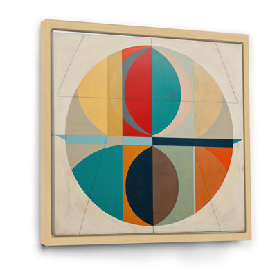 Serendipity Retro Abstract Midcentury Geometrics I - Print on Canvas