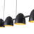 Yarrow 47-in Black Dimmable LED Linear Pendant
