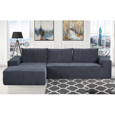 Clairah 2 - Piece Upholstered Sectional by Ebern Designs