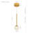 Capri 5-in 100-277V 1-Light ETL Certified Integrated LED Height Adjustable Globe Pendant Lighting-75051171