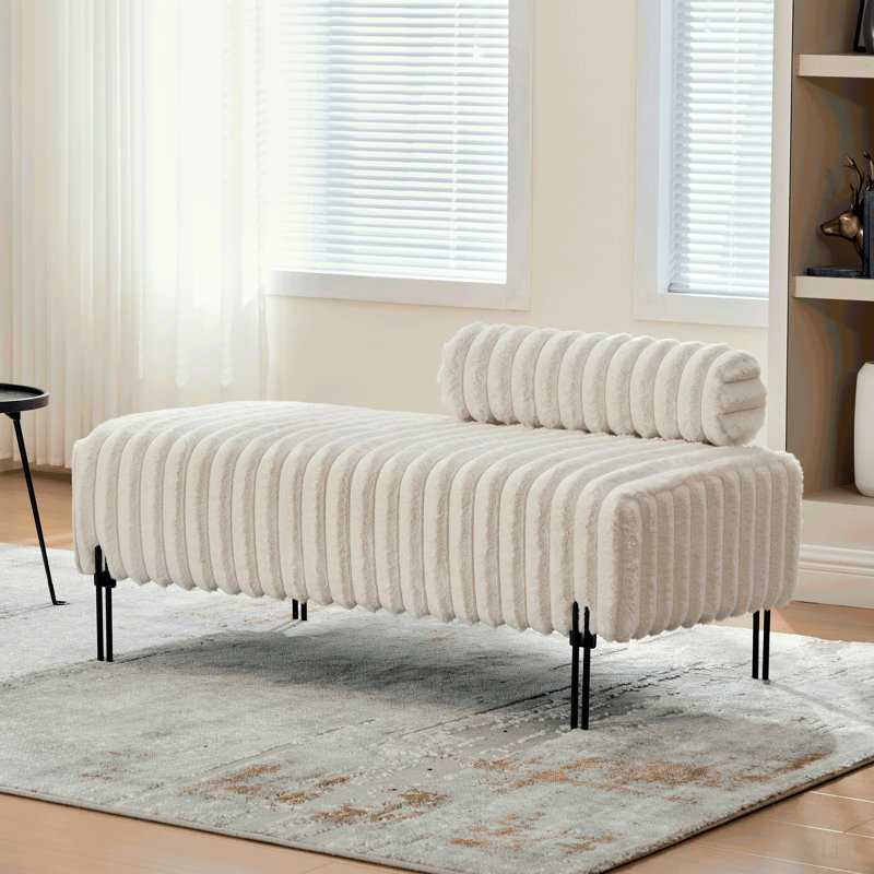 Causeuse 49 po, Beige