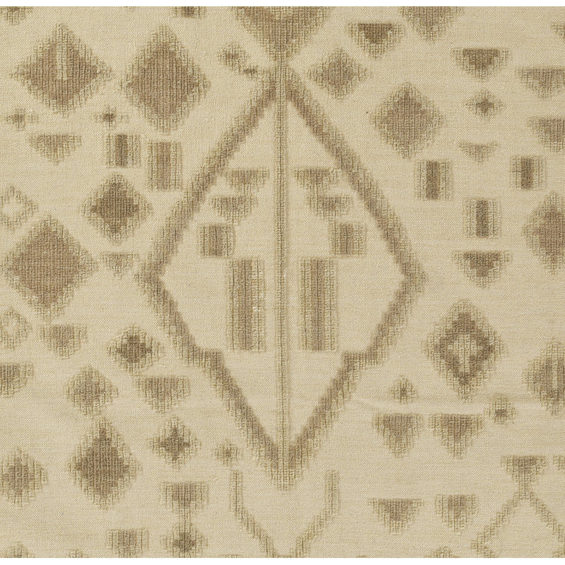 Bristol Geometric Area Rug in Beige/Brown, Rectangle 2' X 3'