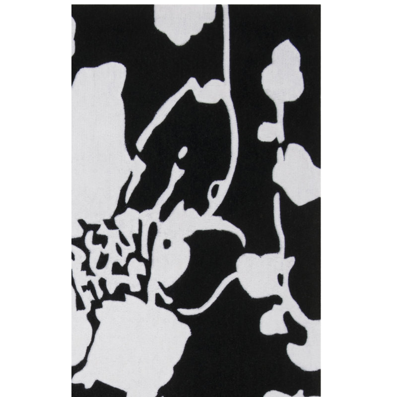 Tapis à la main Modern Art Collection, Carré 5 pi