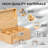 Stash Box With Rolling Tray, Smell Proof Large Bamboo Storage Box With Lock, Decorative Box Set Includes Glass Jars & Grinder