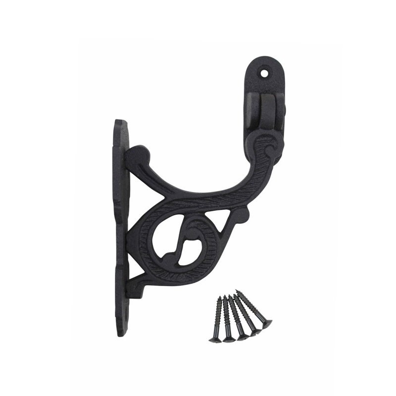 4.32" Hand Rail Bracket Wrought Iron